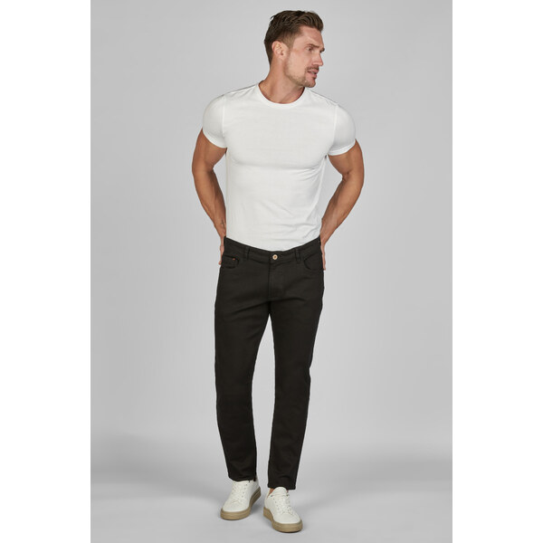 Pánske coloursafe čierne džínsy HATTRIC modern fit 49064101