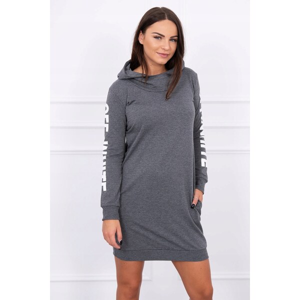 Fashionweek Športové šaty s kapucňou OFF WHITE K62072 48750625