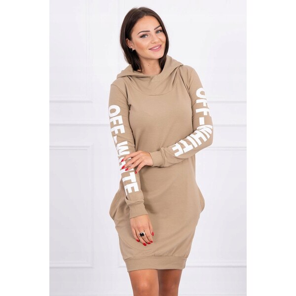 Fashionweek Športové šaty s kapucňou OFF WHITE K62072 48750618