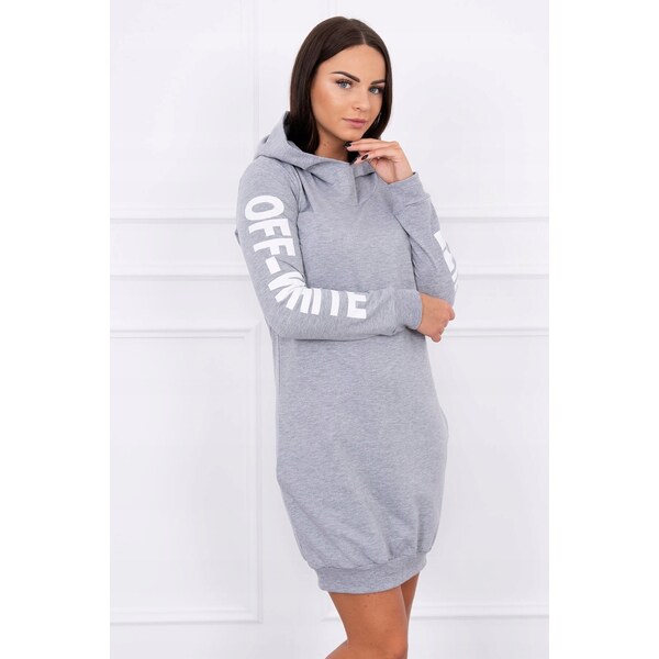 Fashionweek Športové šaty s kapucňou OFF WHITE K62072 48750624