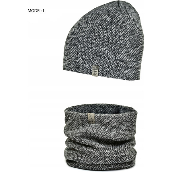 Fashionweek Zimné set - pánska čiapka a šál / golier v niekoľkých 48751409