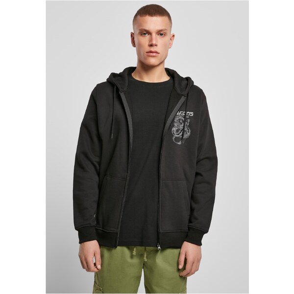 Mister Tee Mens sweatshirt Dragons Never Die Heavy Zip Hoody black 56966174