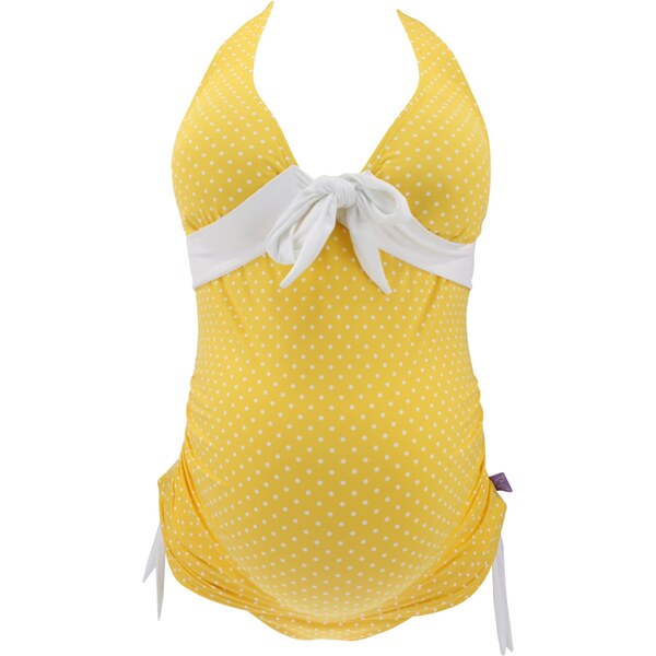 petit amour Tankiny Annie žltá / biela 32372912