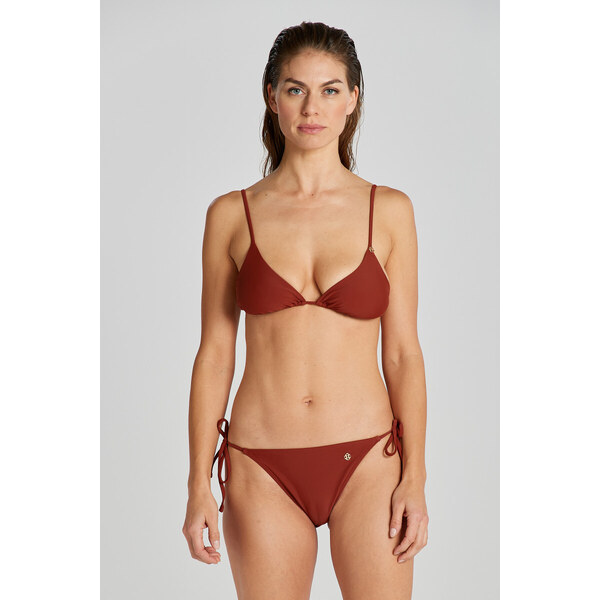 PLAVKY GANT TIE SIDE BIKINI SPODNÝ DIEL SYRUP BROWN 49096598