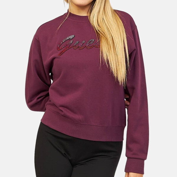 Dámská vínová mikina Guess 55713 49101403