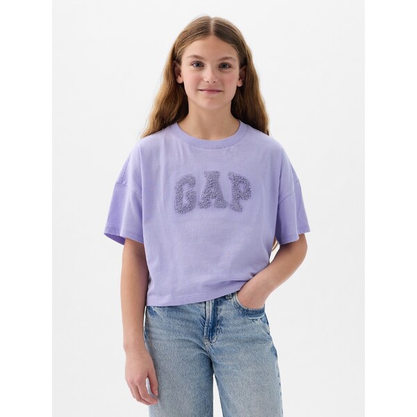 Svetlo fialové dievčenské tričko GAP 50584558