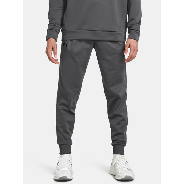 Šedé pánske športové tepláky Under Armour UA Armour Fleece Joggers 52523168