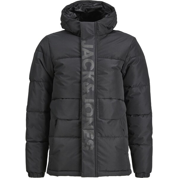 JACK & JONES MINI Zimná bunda JCOSPEED sivá / čierna 65644784