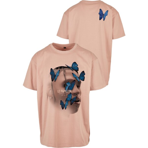 Mister Tee Mens T-shirt Le Papillon Oversize Tee - amber 50643849