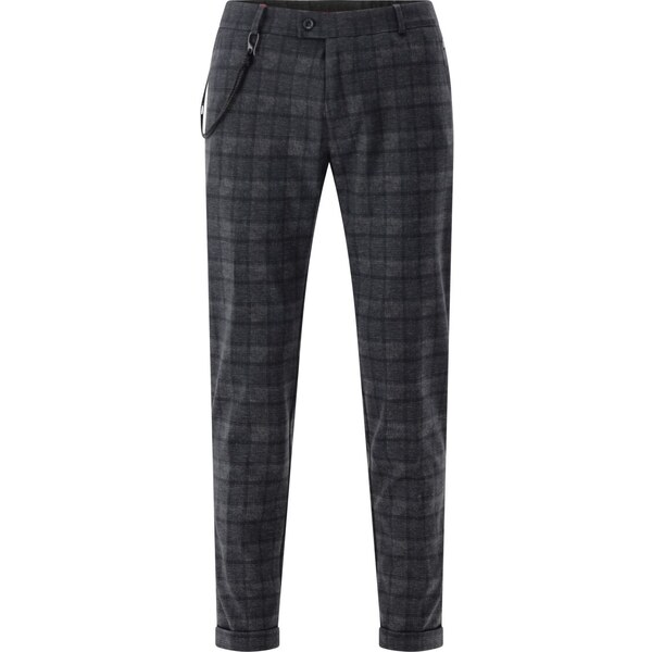 Pánske džerzejové kárované nohavice CLUB OF GENTS slim fit 49161439