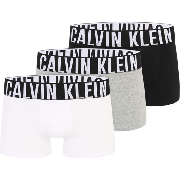 Calvin Klein Underwear Boxerky Intense Power sivá / čierna / biela 55301030