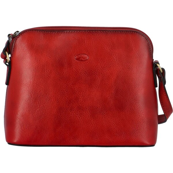 Dámska kožená crossbody/taška červená - Katana Akíra červená 49173823