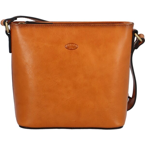 Dámska kožená crossbody/taška koňaková - Katana Gianta koňak 49173824