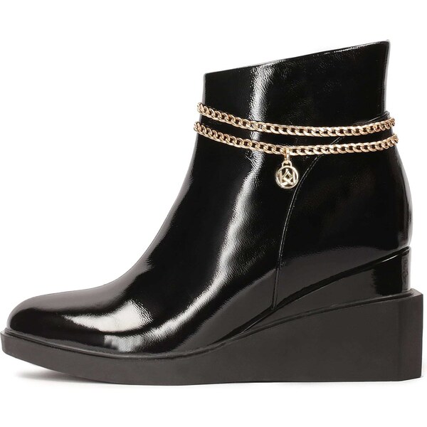 Kazar Členkové čižmy zlatá / čierna 60867257