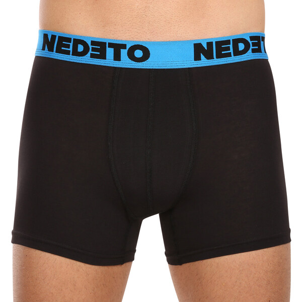 3PACK pánske boxerky Nedeto čierne (3NB002) 48065325