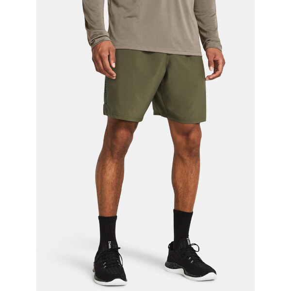 Kaki športové kraťasy Under Armour UA Woven Wdmk Shorts 65016366