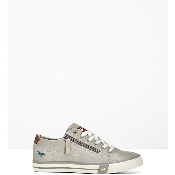 bonprix Tenisky Mustang so zipsom, farba šedá 44731782