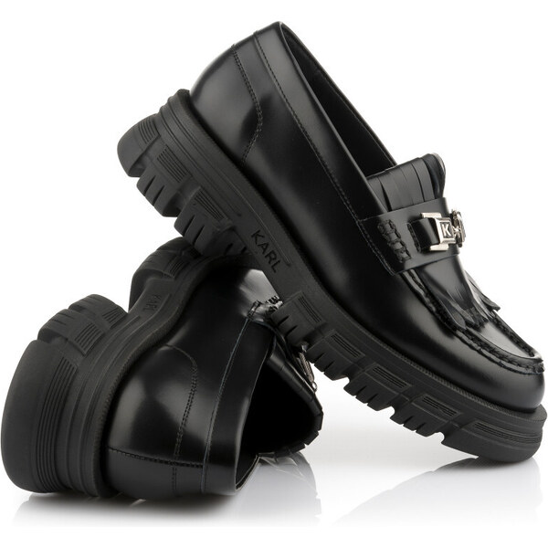 MOKASÍNY KARL LAGERFELD PRECINCT FRINGE TRIM LOAFER 49072282