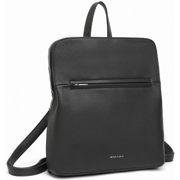 Konofactory Čierny dámsky kožený batoh „Chick“ 49238596