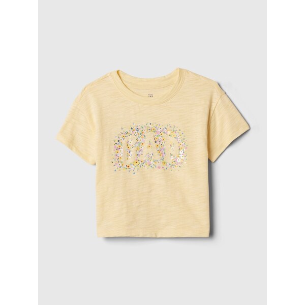 Oranžové dievčenské tričko GAP 50584589