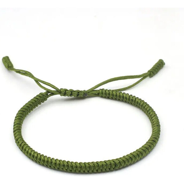 BudNej Tibetský náramok pre šťastie - zelený - MN1912 49302509