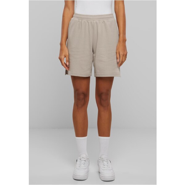 Urban Classics Womens Organic Terry Shorts - Grey 50664536