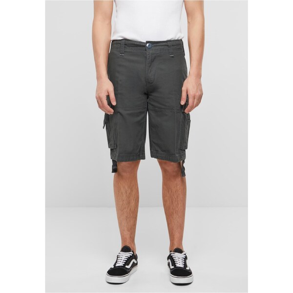 Brandit Mens Vintage Cargo Shorts - Grey 50596893