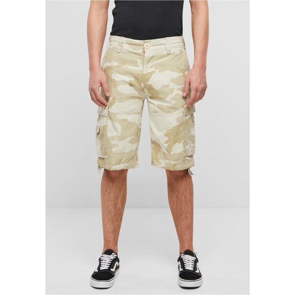 Brandit Mens Shorts Vintage Cargo - Light/Camouflage 50687926