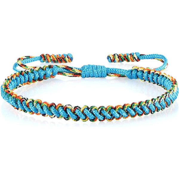 BudNej Tibetský náramok pre šťastie - modrý - MN1917 49314286