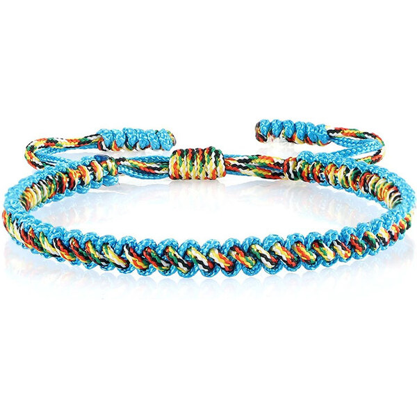 BudNej Tibetský náramok pre šťastie - modrý - MN1918 49314287