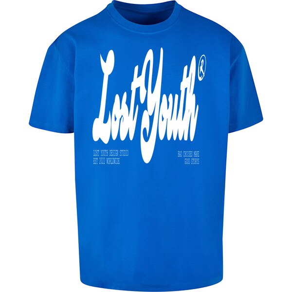 Lost Youth Tričko kobaltovomodrá / biela 63143384