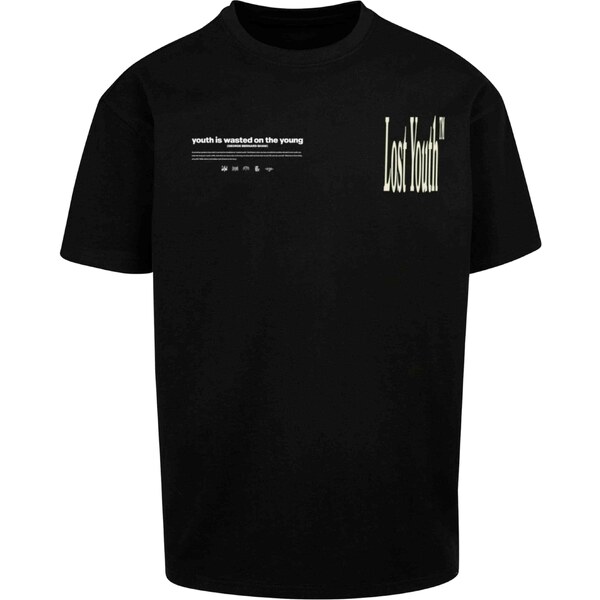 Lost Youth Tričko čierna / biela 55483400