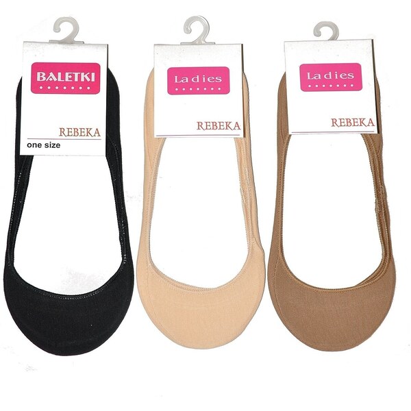 Balerínové bavlnené ponožky Rebeka bawełna 2511 53434506