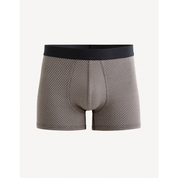 Čierne pánske vzorované boxerky Celio Giboardeco 50675024