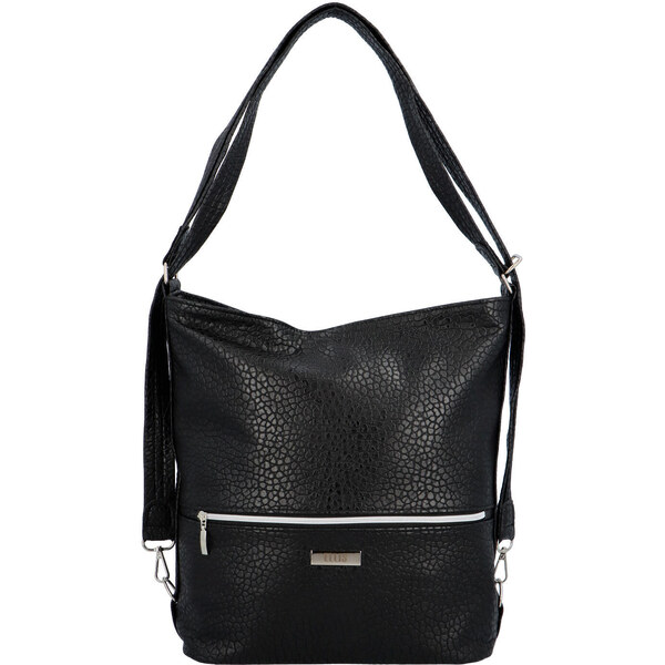 Módna dámska kabelka batoh čierna - Ellis Patrik El čierna 15640505
