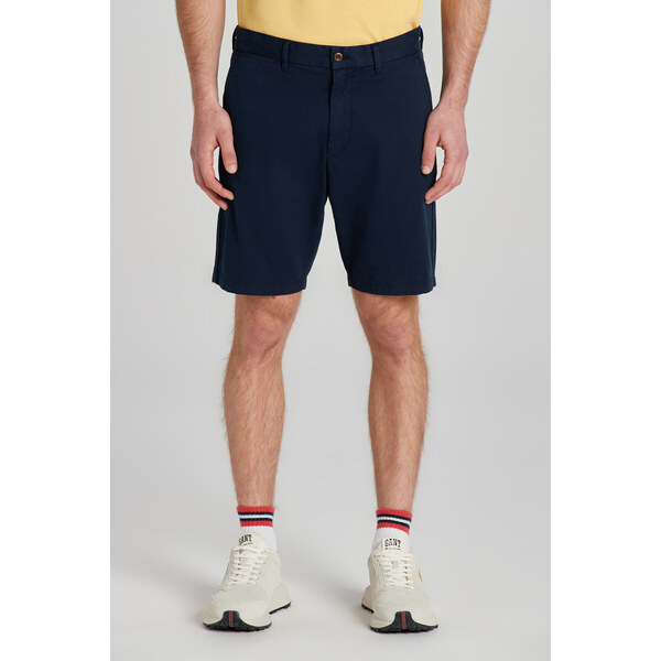ŠORTKY GANT DOBBY RELAXED SHORTS EVENING BLUE 49311207