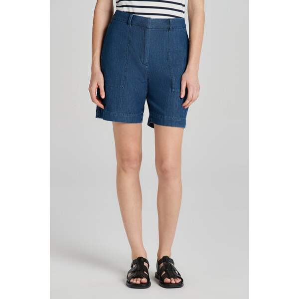ŠORTKY GANT REL CHAMBRAY SHORTS DARK BLUE 49311208
