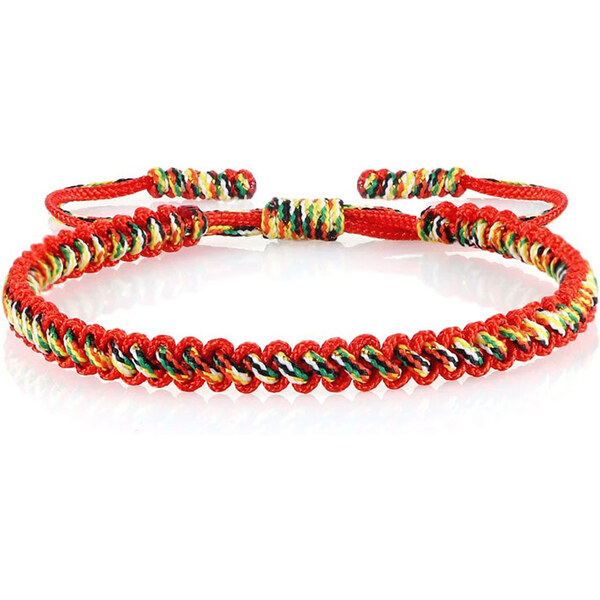 BudNej Tibetský náramok pre šťastie - červený - MN1924 49317207