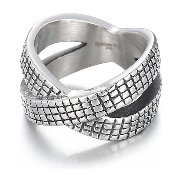 Royal Fashion pánsky prsteň KR104179-BDJX 54217218