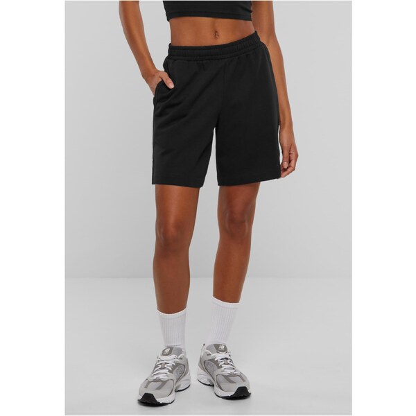 Urban Classics Womens Organic Terry Shorts - Black 50649831