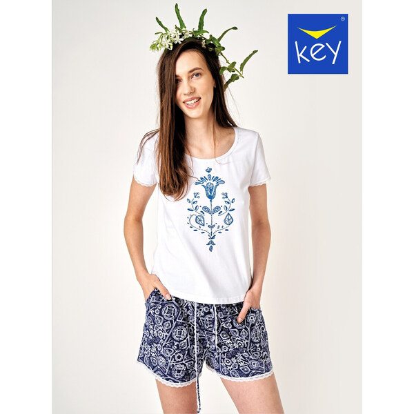 Dámske letné pyžamo Key LNS 575 49327887