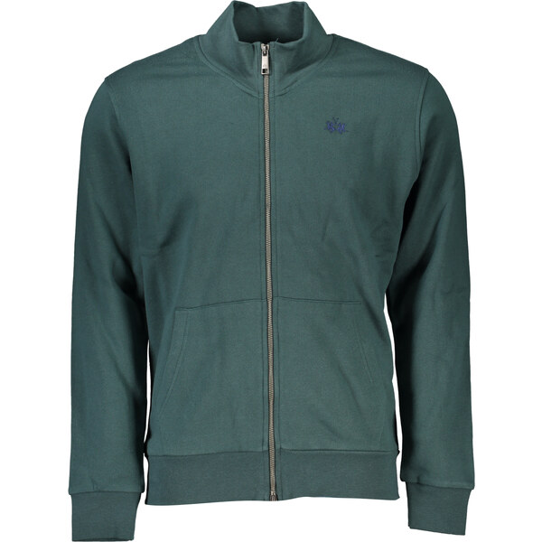 La Martina Pánska zelená mikina na zips 64704153