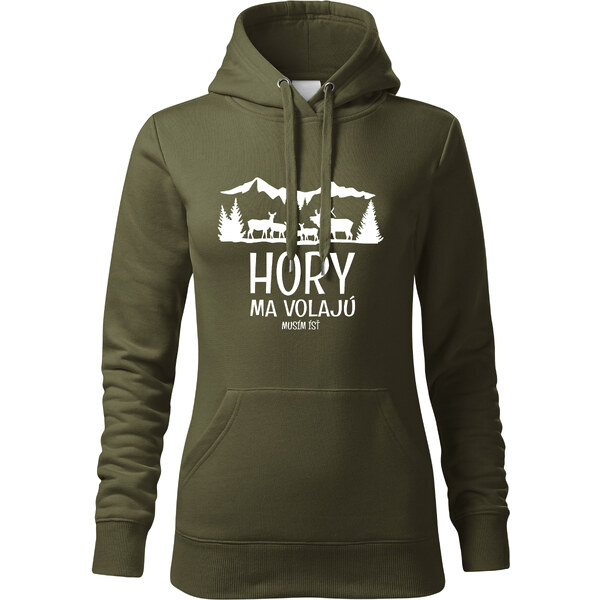 T-ričko Hory ma volajú dámska mikina 49347043