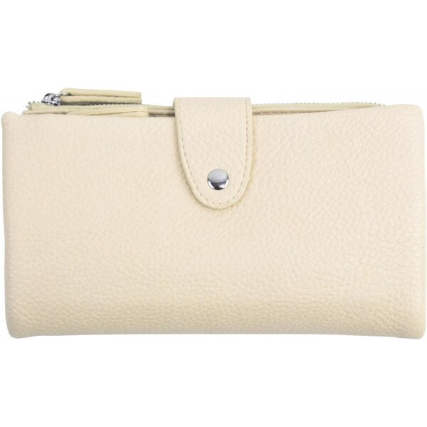 Herisson Prakticky priestranná rozložiteľná krémová dámska peňaženka 49351289