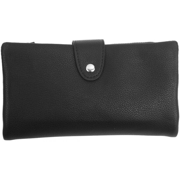Herisson Prakticky priestranná rozložiteľná čierna dámska peňaženka so 49351282