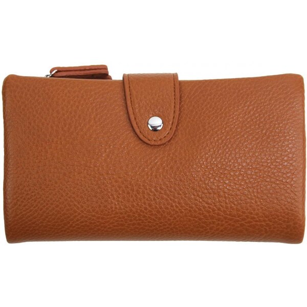 Herisson Prakticky priestranná rozložiteľná hnedá dámska peňaženka so 49351283