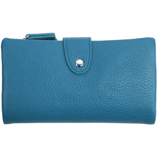Herisson Prakticky priestranná rozložiteľná modrá dámska peňaženka so 49351285