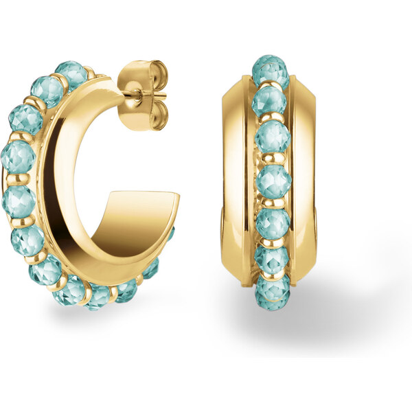 Rosefield Originálne pozlátené kruhy s korálkami Essentials JEBBG-J818 66591248