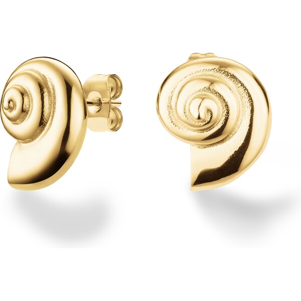 Rosefield Slušivé pozlátené náušnice Mušle Essentials JESSG-J822 66587616