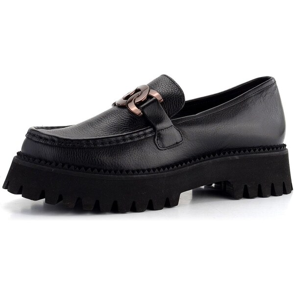 Ara kožené mokasíny na hrubej podošve Amsterdam Black 12-56721-12 66061354